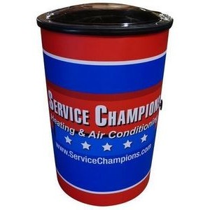 Beverage Cooler w/Dome Lid & Casters (Full Color)