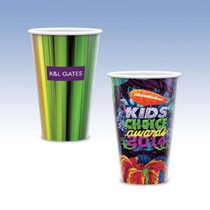 16 oz-Reusable White Plastic Cups