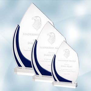Acrylic Blue Frame Award (L)