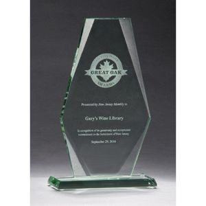 Premium Series Jade Glass Award (5 7/8